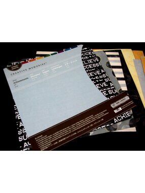 NIP 1 Creative Memories Power Palette Achievements 8x8 Scrapbook Album Kits